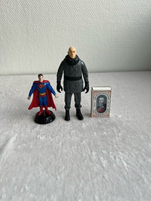 Figurer, Superman - samlet, DC Comics - Mattel 2006, 2 Superman figurer. Lex Luthor måler 13cm og er