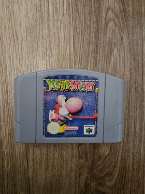 Yoshi's story til Nintendo 64, N64, Yoshi's story til Nintendo 64. Virker perfekt label lidt slidt 
