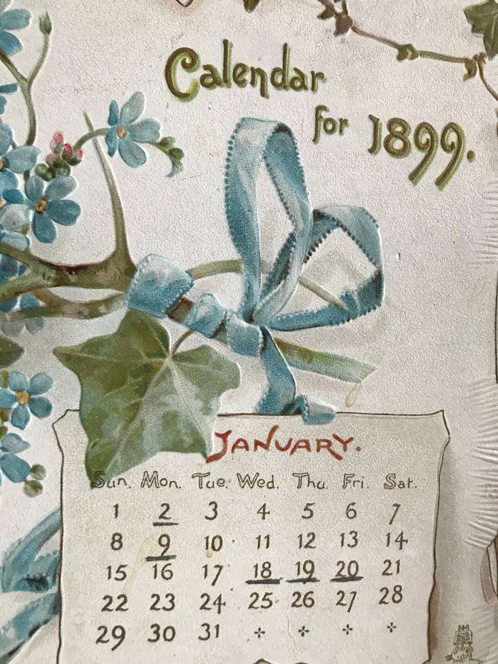 Andre samleobjekter, Kalender fra 1899