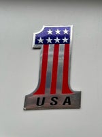 #1 Harley-Davidson emblem/skilt