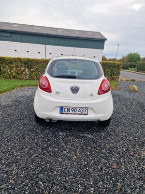 Ford Ka, 1,2 Metal, Benzin, 2012, km 168900, hvid, ABS, airbag, 3-dørs, startspærre, servostyring, N