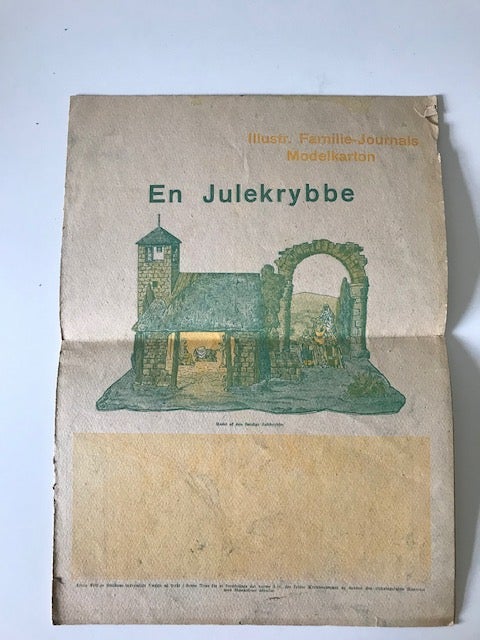 Andet, Modelkarton En julekrybbe