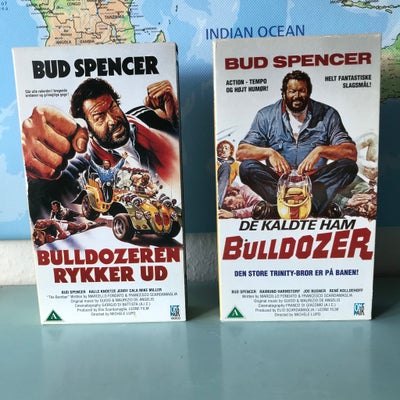 Action, Bulldozeren VHS, Bud Spencer. Bulldozer VHS. To film til 50kr.