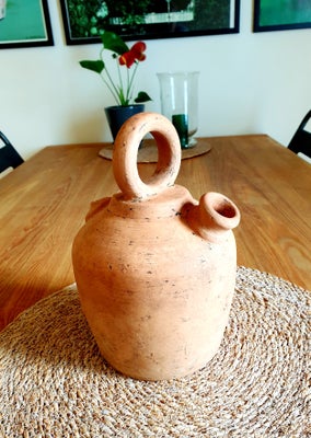 Terracotta krukke. Oliekande., Gammel orginal Terracotta oliekande købt for ca. 50 år siden på Kreta