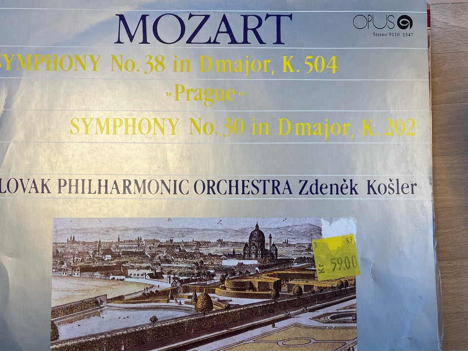 LP, Mozart, 8 vinyler se billeder