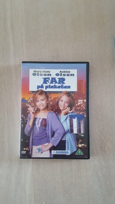 Far på plakaten, DVD, familiefilm, Far på plakaten
Med Mary-Kate Olsen og Ashley Olsen.
Skiven er i 