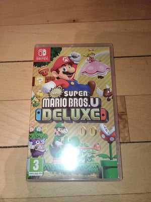 New Super Mario Bros U Deluxe, Nintendo Switch, action, Helt perfekt stand. Så god som ny