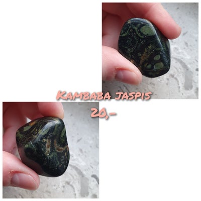 Smykker og sten, Kambaba jaspis lommesten, Nu har jeg fundet endnu flere skønherlige krystaller og f