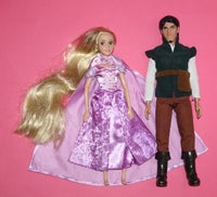Barbie, Rapunzel m. lyd og Flynn Rider