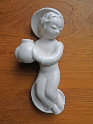 Relief, Michael Andersen, Væglysestage i keramik fremstillet hos Michael Andersen Keramik. Model nr.