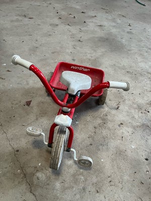 Unisex børnecykel, trehjulet, Winther, To stk. sælges, en rød og en blå.  300 kr. pr. stk. 