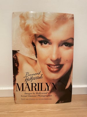 Emalje skilt , Gammelt, Super fint Emalje skilt med Marilyn Monroe 
