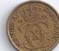 Danmark, mønter, ½ KRONE