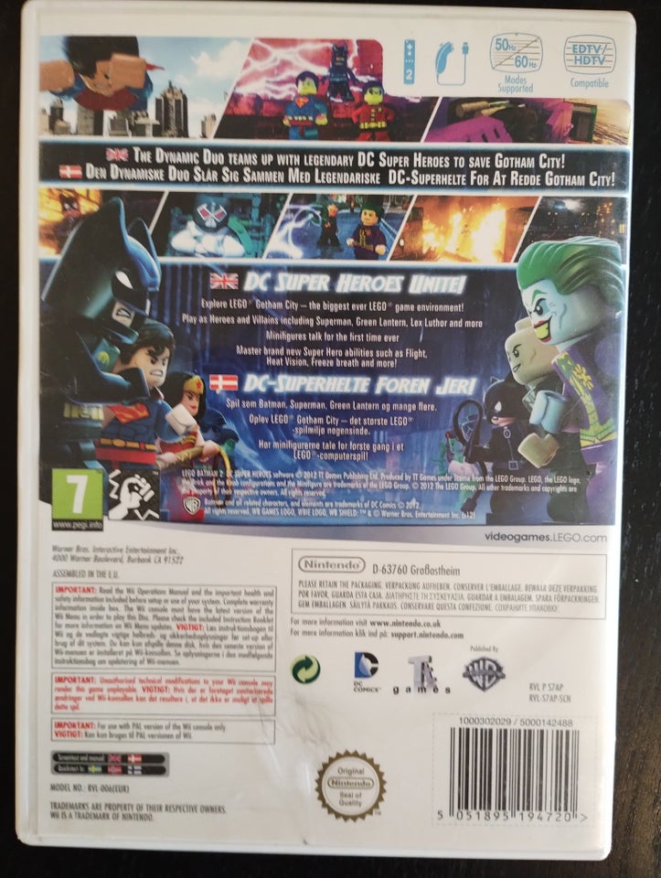 Lego Batman 2: DC Super Heroes, Nintendo Wii