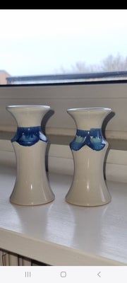 Keramik, Lysestager, Palm, Samsø, Fine keramik lysestager