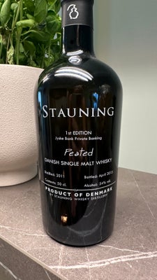 Vin og spiritus, Stauning Whisky, En sjælden 1st edition limited Stauning Whiskey Jyske Bank fra 201