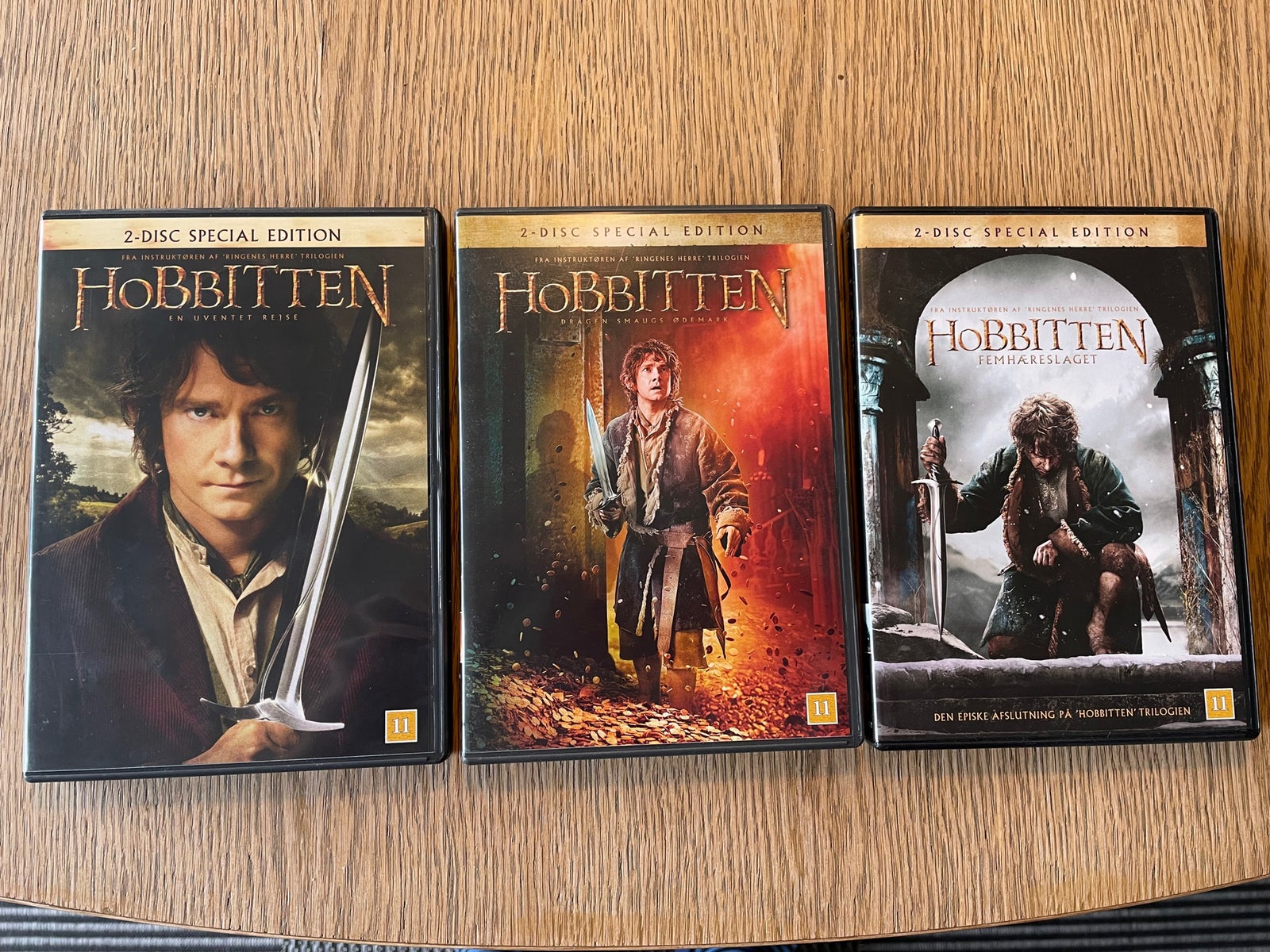 Hobbitten 1-3, DVD, eventyr – dba.dk Køb og Salg af Nyt og Brugt
