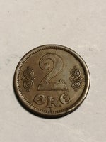 Danmark, mønter, 2 øre