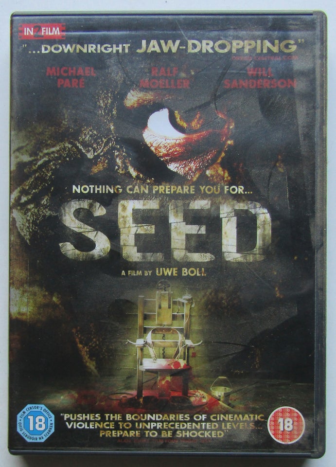 Seed, instruktør Uwe Boll, DVD