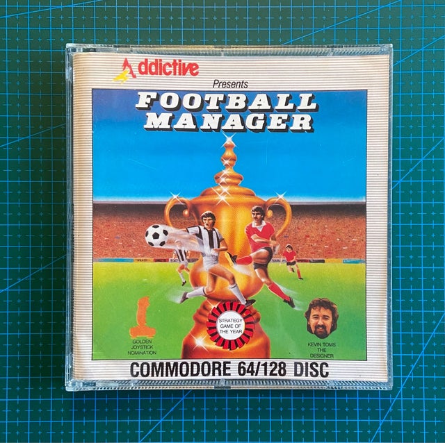 Football Manager, Commodore 64, Football Manager, (C)1987…