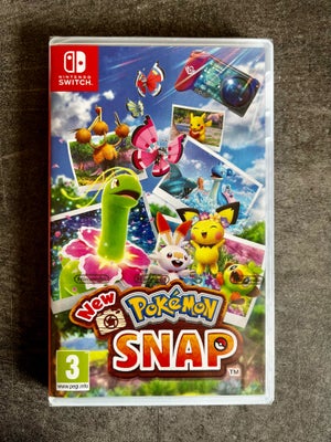 New Pokémon Snap, Nintendo Switch, anden genre, 
Spillet er helt nyt og stadig pakket i folie.

Kan 