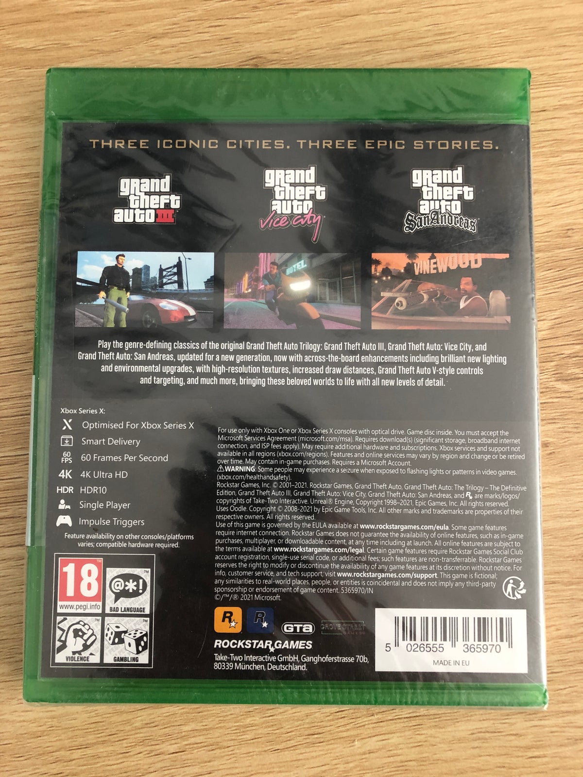 SEALED - GTA: The Trilogy - Definitive Edition, Xbox, anden
