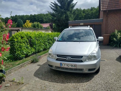Kia Carnival, 2,9 CRDi LX, Diesel, 2007, km 205000, sølvmetal, træk, klimaanlæg, aircondition, ABS, 