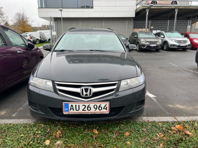 Honda Accord, 2,0i Sport Tourer, Benzin, 2008, km 228000, sort, træk, nysynet, klimaanlæg, aircondit