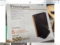 Seagate Freeagent, ekstern, 500 GB