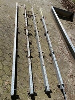 Stolper galvaniserede 5x10 cm - længde 300 cm