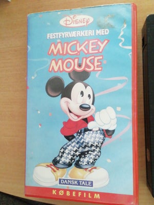 Tegnefilm, Mickey Mouse, instruktør Walt Disney, Festfyrværkeri med Mickey Mouse
BEMÆRK 
At det er m