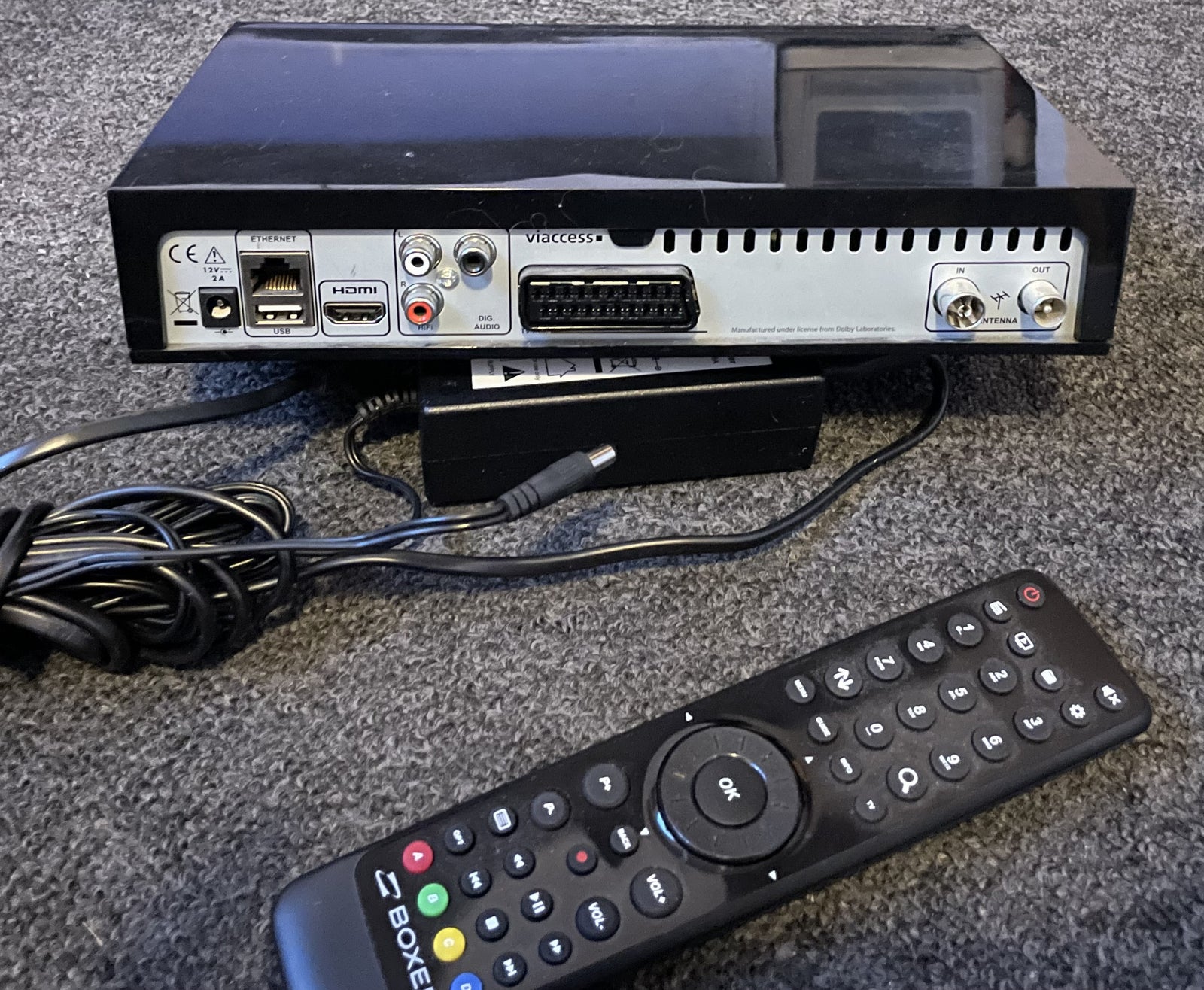 Boxer/Norlys Digital DVB-T2 receiver, Sagemcom,