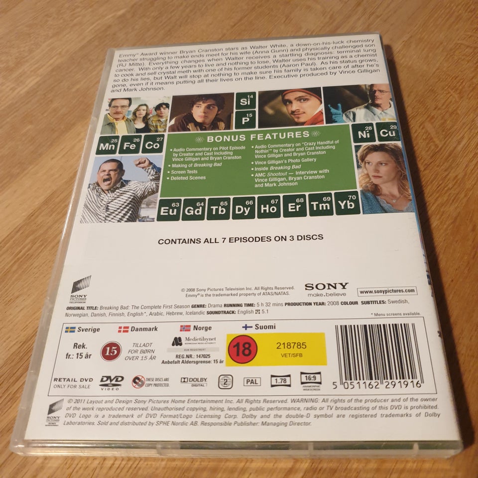 Breaking Bad (The Complete First Season), instruktør Adam
