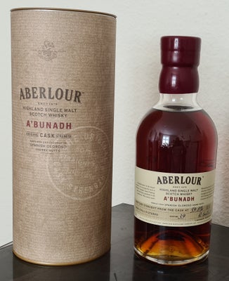 Spiritus, Aberlour A'bunadh Whisky, Aberlour A'bunadh Highland singel malt scotch Whisky 
Batch #39 