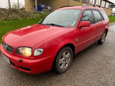 Toyota Corolla, 1,6 Terra stc., Benzin, 2000, km 435000, rød, træk, ABS, 5-dørs, centrallås, 14" alu