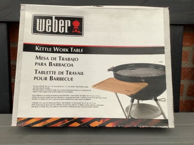 Tilbehør, Nyt Weber 1800 kettle sidebord i uåbnet emballage. Sender gerne med + porto

*** Se også m