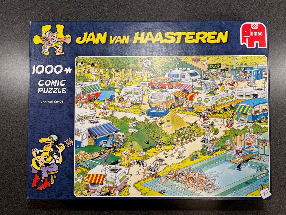 Camping Kaos, Jan Van Haasteren, puslespil