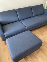 Sofa, polyester, 3 pers.