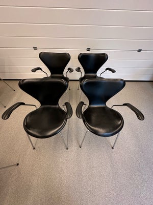 Arne Jacobsen, stol, 7 stol med armlæn, 4 stk sælges . ( 8stk haves ) 
