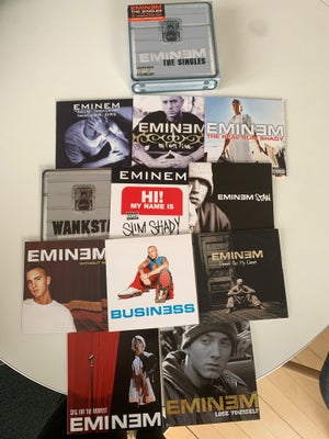 EMINEM: Eminem the singles, hiphop, Fejler absolut intet
Limited edition
Røg/dyrefrit hjem