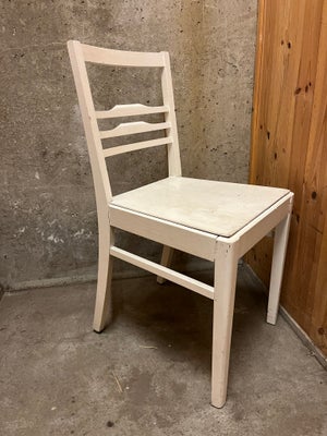 Køkkenstol, Træ, Snedker, 4 gamle snedkerlavede stole med patina. 4 stk for 200kr. 75kr stk