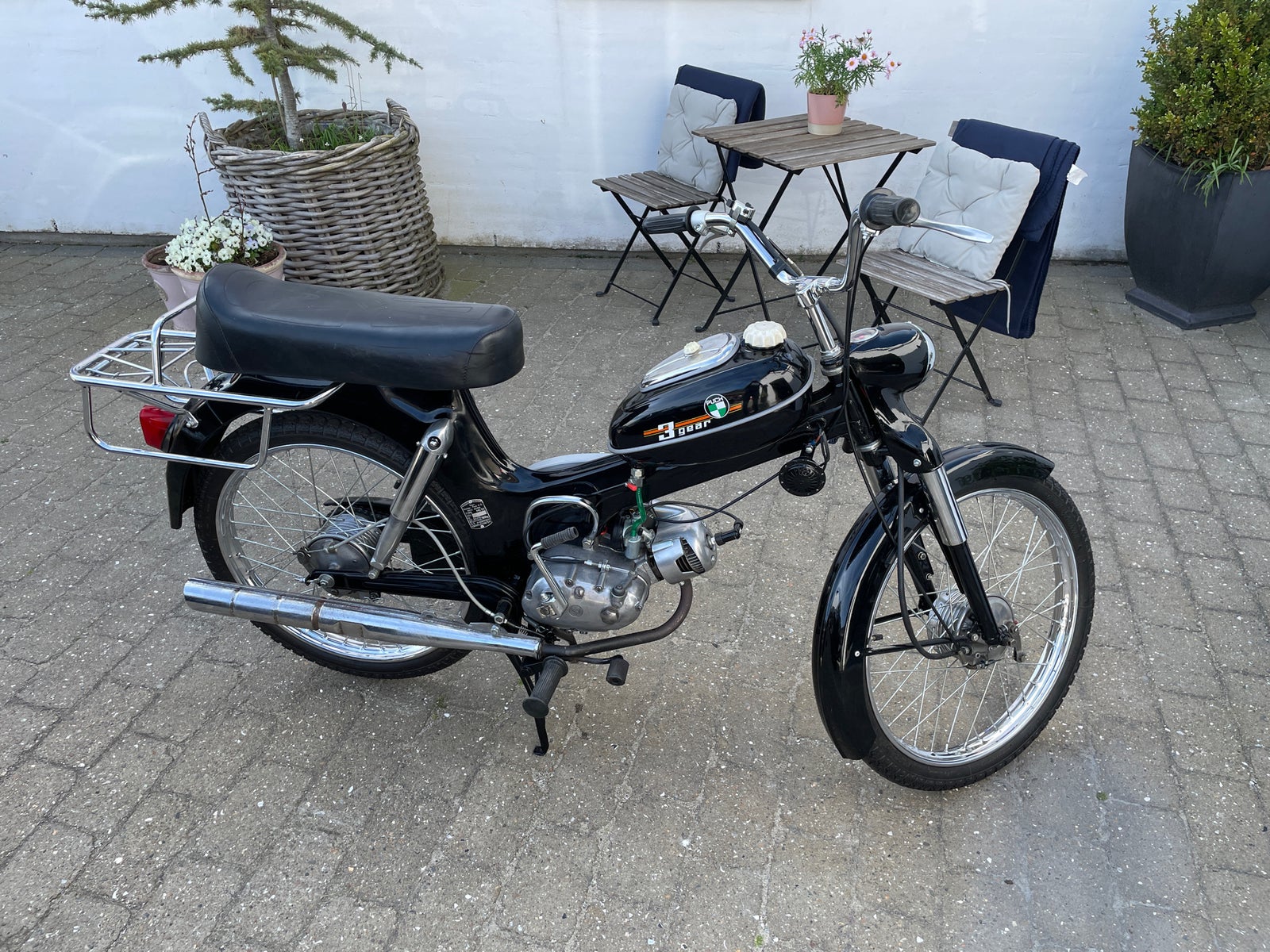 Puch Ms 50, 1970, Sort
