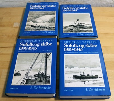 Søfolk og Skibe -1939-1945, Christian Tortzen, emne: skibsfart, fire bindsværket om den danske hande