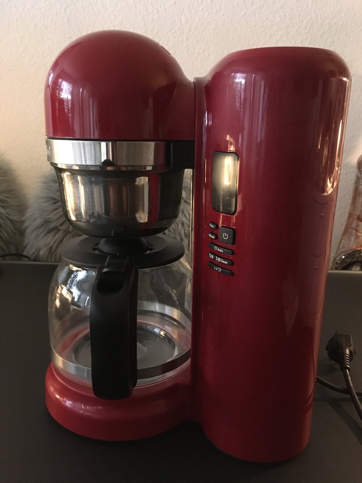 Rød kaffemaskine 5KCM1204. , KitchenAid