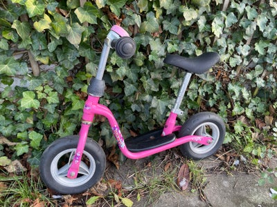 Pigecykel, løbecykel, PUKY, Løbecykel, Løbecykel med brugsspor og lidt rust men fuldt funktionsdygti