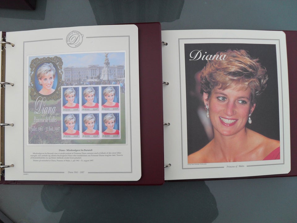 England, postfrisk, PRINSESSE DIANA SAMLING