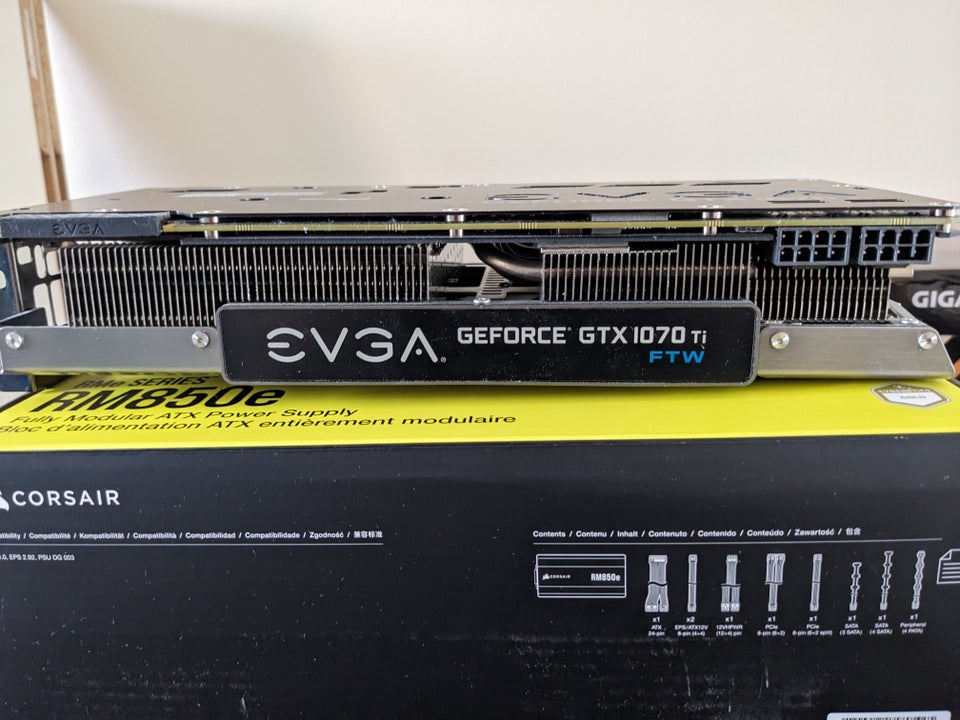 GTX 1070 TI EVGA FTW, 8 GB RAM, Perfekt