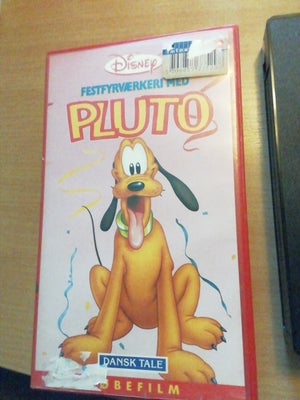 Tegnefilm, Festfyrværkeri med Pluto, instruktør Walt Disney, Med Danske stemmer som Henrik koefod Es