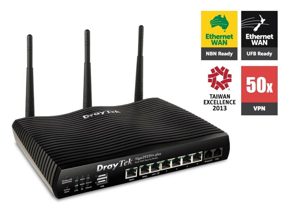 Router, wireless, DrayTek 2925n Plus