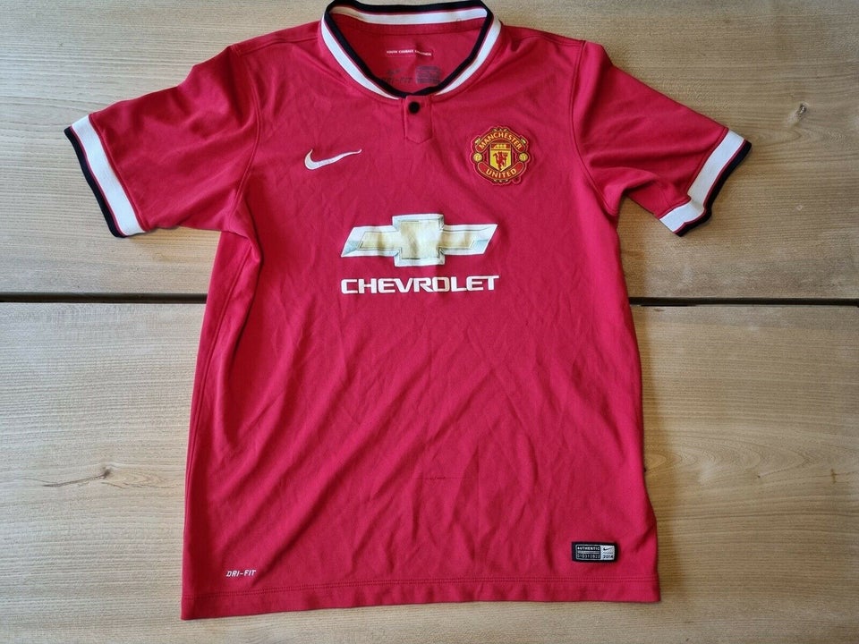 Fodboldtrøje, Manchester United-trøje 2014/2015, Nike – dba.dk – Køb Salg af Nyt og Brugt